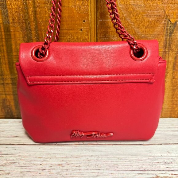 BETSEY JOHNSON All That Shimmers Bow Crossbody Bag - Picture 2 of 5